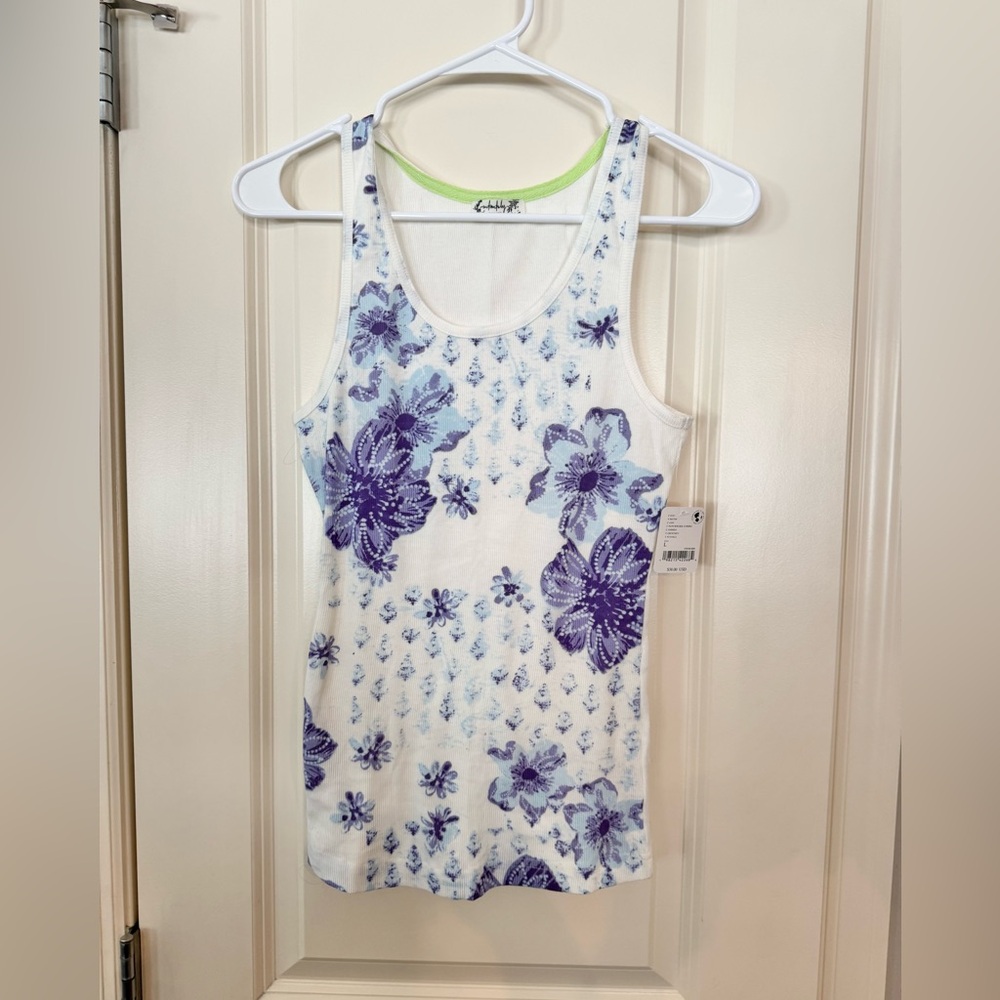 NWT Free People Dream in Color Lounge Tank Top Large Floral - Picture 6 of 12